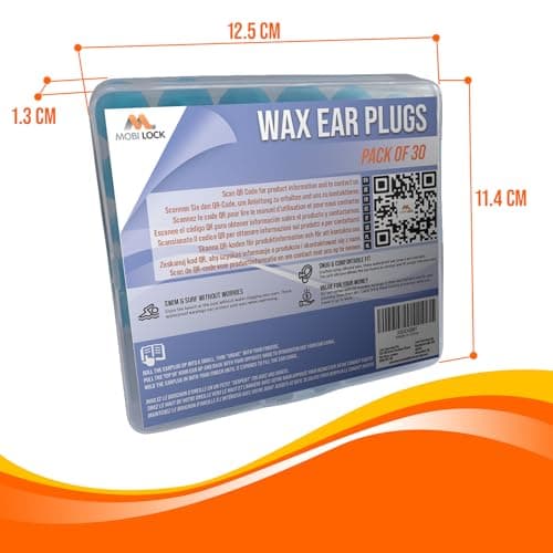 30Pcs Reusable Silicone Wax Ear Plugs - 32dB Noise Cancelling for Sleep — view 2