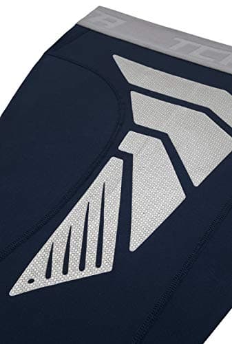 TCA Men's CarbonForce Pro Compression Base Layer Shorts Thermal Under Gear - Navy Eclipse, XXL — view 3