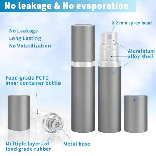 5ml 1-Pack Travel Refillable Perfume Atomiser Bottle, Perfume Refill Bottle — view 3