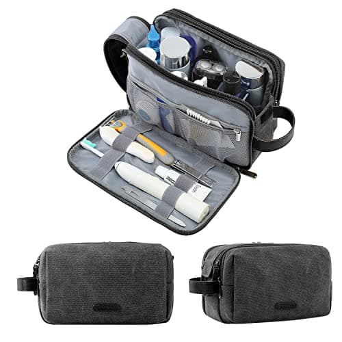 BAGSMART Men's Wash Bag, Large Capacity Travel Toiletry Bag & Wet Pocket — view 2