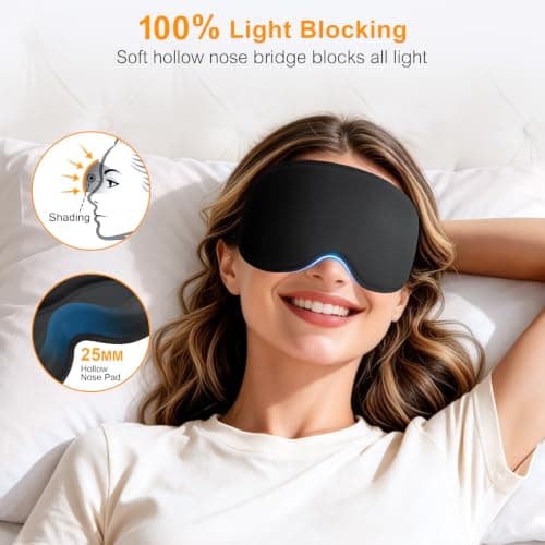 Gritin 2026 Gen 2 Sleep Mask-100% Blackout Eye Sleeping Mask for Women&Men — view 2
