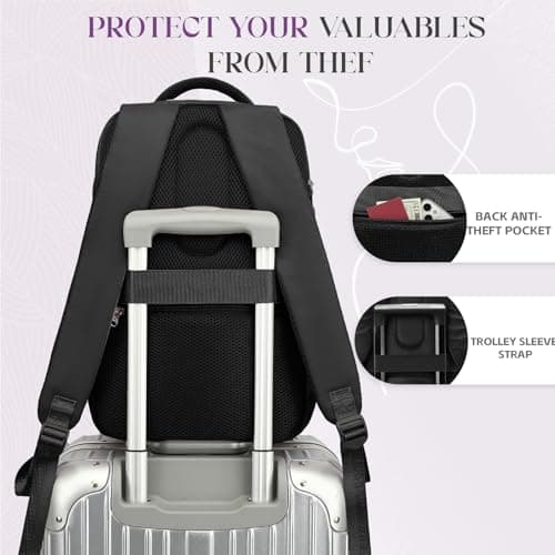 Yankony Ryanair Cabin Bags 40x30x20 Underseat, 24L Travel Backpack — view 6