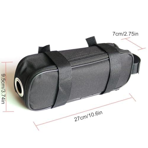 Bike Battery Hanging Bag 27x9.5x7cm Oxford Cloth Black Rectangle — view 2
