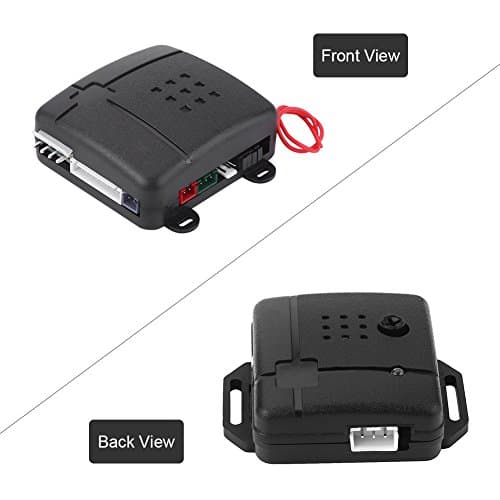 Universal Car Alarm System, Security Protection System Immobilizer Kit, Wireless Anti-theft Keyless Entry with 2 Remote Controls Siren — view 3
