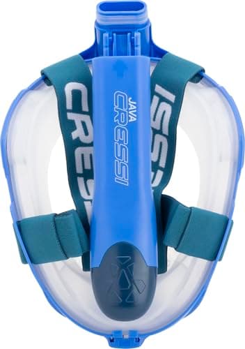 CRESSI since 1946 Java Adult Full Face Mask Compact Fit Blue/Navy Blue L/XL — view 3