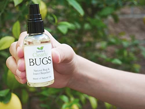 Isabella's Clearly Bugs, Blend of Natural Essential Oils to Keep Bugs Away with Lavender, Cedarwood, Tea Tree, Lemongrass | Non Toxic for Adults and Kids, Made in USA (60ml) — view 3