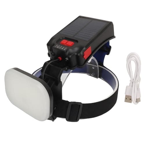 IPX4 Waterproof Solar Powered USB Headlamp 1200LM Ultra Bright LED 3 Lighting Modes Outdoor Sensor Fishing Head Torch — view 5