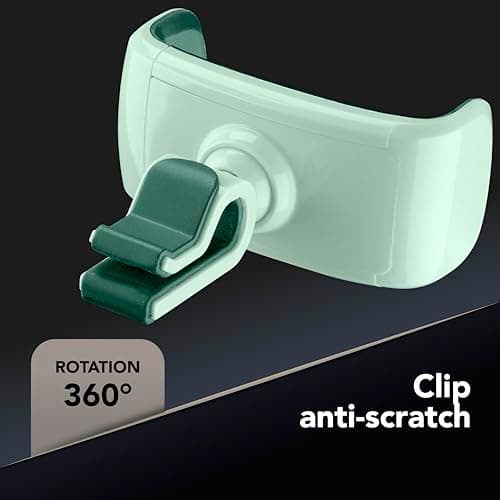 cellularline Car Holder - Universal | Colourful Smartphone Holder for the Car - 360° Rotating Ball Joint - Green — view 4