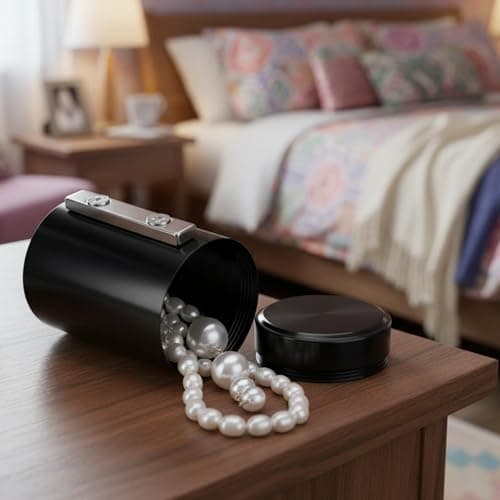 Smell Proof Storage Box, Pot with Magnetic Closure, Waterproof Coffee Container – For Keys, Tea, Jewellery, Silver, Kitchen, Travel, Camping and Storage — view 2