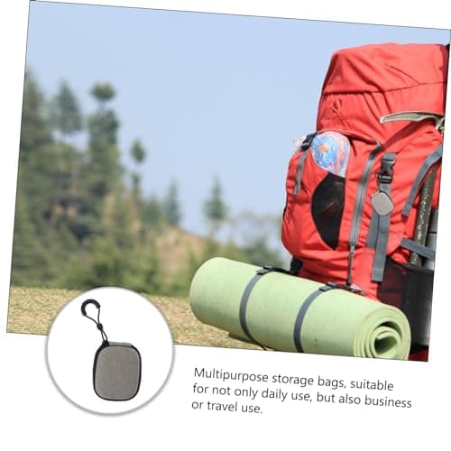 Eva Square Earphone Storage Bag for Headphones Travel Use Yellow — view 5