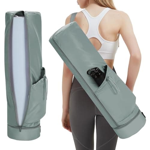 sportsnew Yoga Mat Bag Full Zip Pilates Bag with Adjustable Carring Strap