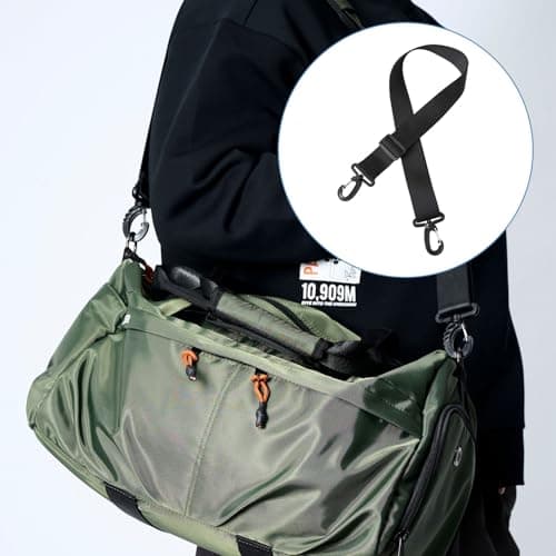 Bag Strap, Adjustable Universal Replacement Shoulder Bag Straps with Dual Clasps Comfortable Wide Crossbody Strap Laptop Camera Handbag Luggage Travel Sports Fitness Crossbody Bags Briefcase — view 4