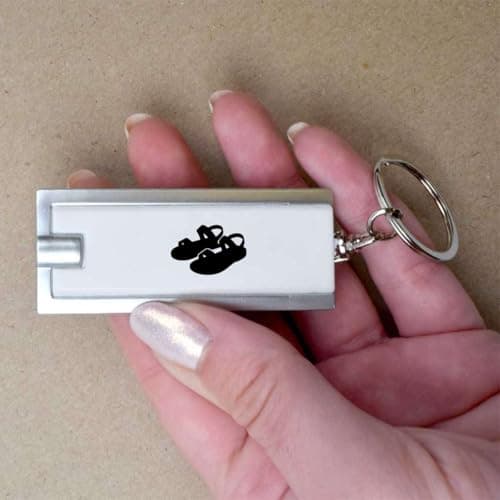 Azeeda 'Sandals Silhouette ' LED Keyring Torch (KT00051341) — view 3