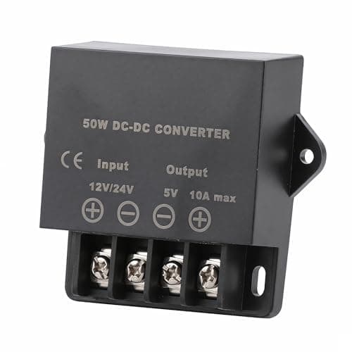 NWANSI Mini DC 12V/24V to 5V 10A 50W Step Down Module, IP68 Waterproof