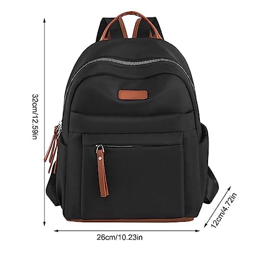 School Backpacks For Girls Boys Lightweight Cute School Bag For Teenager,Stylish School Backpack For Women Teen Girl Casual Daypack Lightweight Travel Rucksack (Black, One Size) — view 6