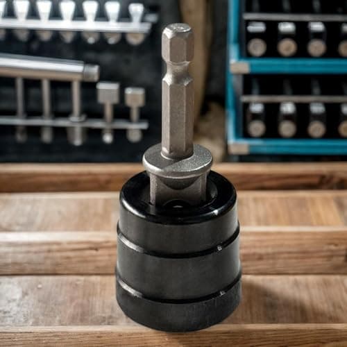 Car Jack Adapter - Rust Resistant Drill Tool for Automotive | Multi Angle Adjustable Alloy Construction with High Strength Grip & Compact Design for Outdoor RV Camping Travel and Garage Use — view 4