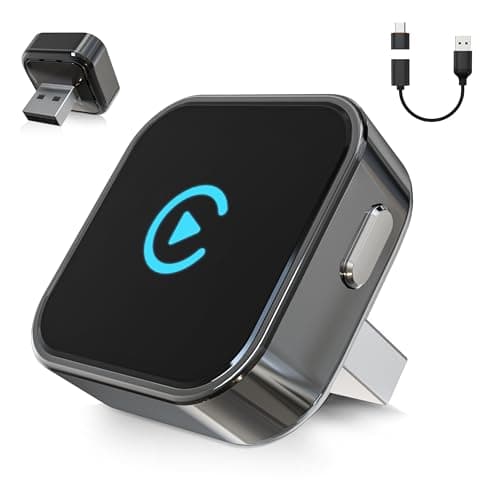 Wireless CarPlay & Android Auto Adapter 2026 Upgrade Instant 2-Phone Switch, 2-in-1 Plug & Play OTA Dongle for iPhone & Android, BT 5.3 & Dual WiFi 6, Car GPS Navigation