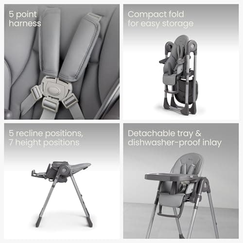 Silver Cross Buffet Highchair, Compact Fold, Birth to 15kg — view 3
