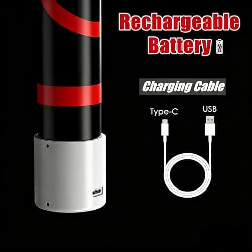 BRTNUP Flexible LED Flashlight Stick, 76CM Bendable LED Flashlight Stick — view 3