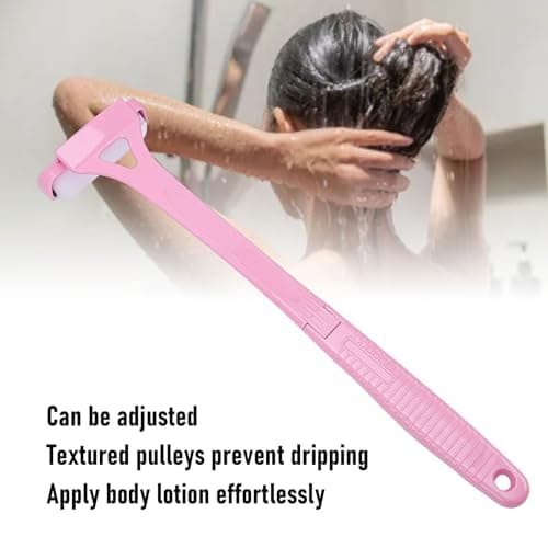 Foldable Back Lotion Applicator with Ergonomic Long Handle Roller — view 2