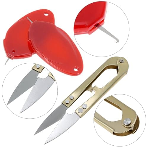 QWORK Military Sewing Kit Tactical Survival Repair Set with Heavy Duty Nylon Zipper Case, Basic Mending Tools with Military Buttons & 3 Large Thread Spools for Camping & Field Use — view 5
