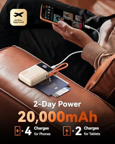 INIU 45W Fast Charging Power Bank, 20000mAh Small Travel Portable Charger — view 5