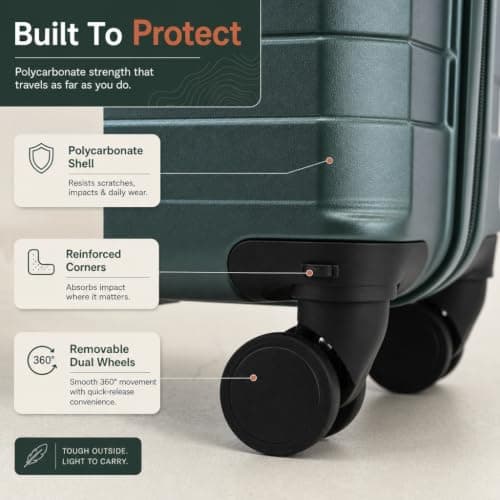 RMW Suitcase EasyJet Underseat Cabin Bag 45x36x20cm with Removable Wheels — view 6
