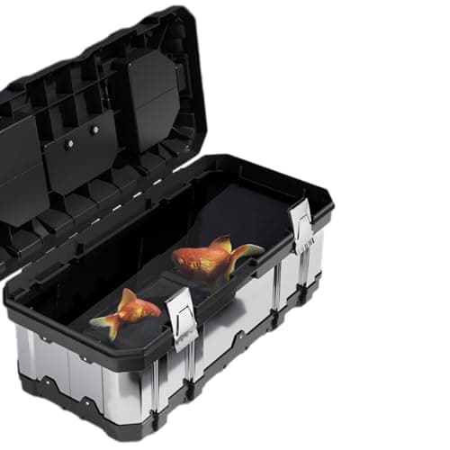 Stainless Steel Tool Box Portable Toolbox Electrician Hardware Storage Box Large Capacity Industrial Suitcase Tool Bag Multi Layered Storage Compartments — view 5