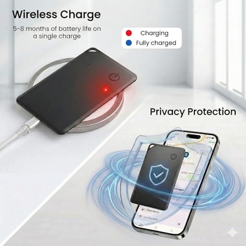 [MFi Certified] Slim Wallet Tracker Card Pair with Apple Find My (iOS Only) — view 5