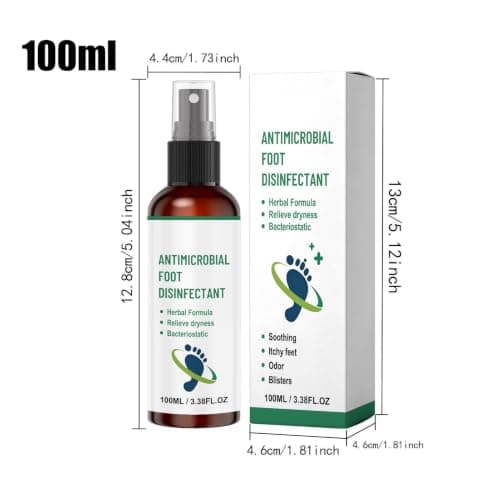 Tea Tree Oil Spray for Feet Refreshing Gentle Portable 100ml — view 6