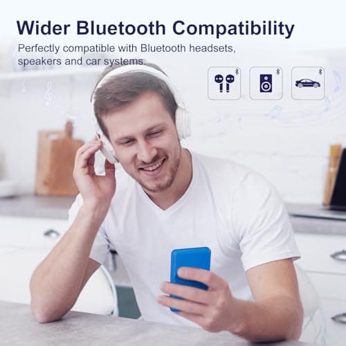 Fanvace Android MP3 Players with Bluetooth WiFi, MP3 & MP4 Players with 4" Touchscreen and Speaker, Spotify MP3 Music Player with Audible, Amazon Music, Parental Controls, Play Store (16GB, Blue) — view 3