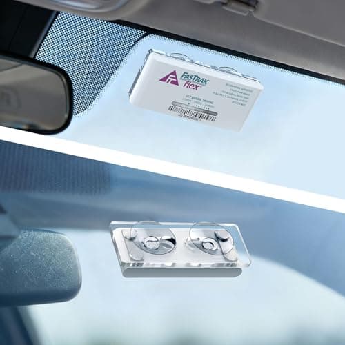 FasTrak Holder - Strong Magnetic Windshield Mount, Custom Fit for FasTrak & FasTrak Flex Transponders,Clean No-Residue Removal, UV & Heat Resistant — view 4