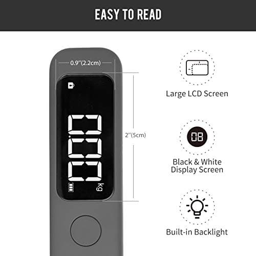 pack all Digital Luggage Scale for Travel, 110Lbs Capacity, 0.1Lb Precision — view 2