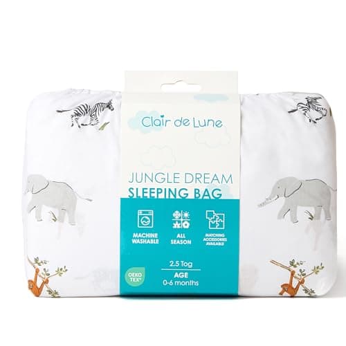 Clair de Lune Jungle Dream 2.5 Tog Baby Sleeping Bag - 0-6 Months — view 5
