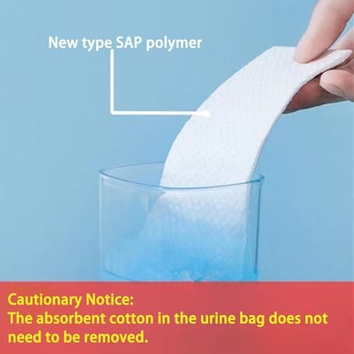 TERNCOEW Travel Urinal With Absorbent Resin Cotton Leakproof Portable Solution For Emergencies Disposables Bag Travel Toilet — view 4