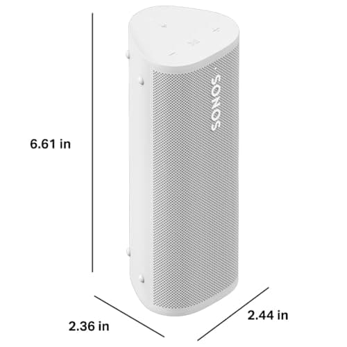 Sonos Roam 2 - Portable Waterproof Bluetooth Speaker (White) — view 6