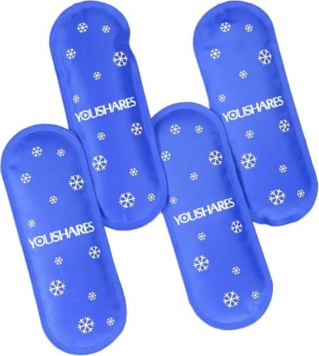 Insulin Ice Packs for Diabetic Travel Packs - Nylon Insulin Gel Packs for Insulin Cooler Travel Case, Reusable Ice Packs for Insulin Case by YOUSHARES (4 Packs)