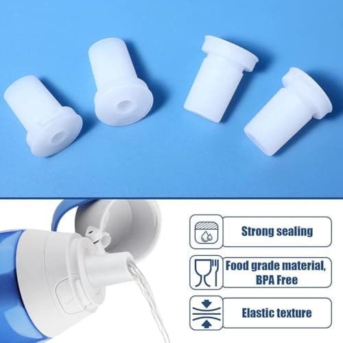 4Pcs Brita Water Bottle Bite Valve Replacement, Silicone Filter Replacement Parts Compatible With Stainless Steel Bottles — view 5
