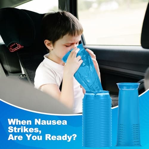 28 PCS Sick Bags for Car Travel Sickness Bags Leakproof Vomit Bags 1000 ML — view 5