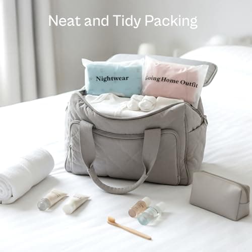 Tarrapu 22pcs Maternity Bag Organiser Set | Hospital Bag Essentials for Mum & Baby | Baby Newborn Essentials | Pregnancy & Postnatal Must Haves | Maternity Bags for Hospital — view 4