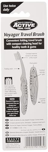 Beauty Formulas Active Oral Care Voyager Folding Travel Toothbrush 2-Pieces, Assorted, Random — view 3