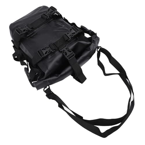 Sonew Motorcycle Saddle Bag with -Slip Design & Large Capacity Storage for and Street Bikes Orange (Black)
