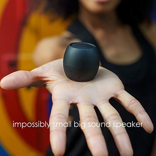 Boompods Zero Mini Bluetooth Speaker - Small Portable Speakers, Black — view 6