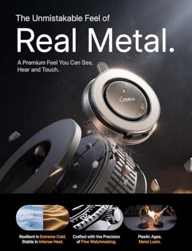 LISEN for iPhone Car Holder |All-Metal| Magsafe Car Mount — view 3