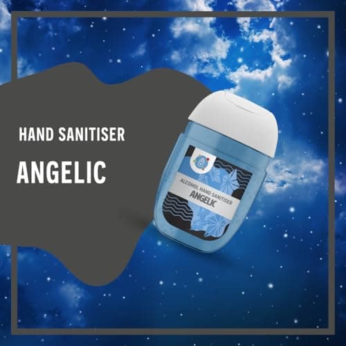 Palm Safe Angelic 3 Pack Pocketbac 30ml Anti Bacterial Premium Hand Sanitiser Travel Size Refillable Clip Bottle Quick Drying Non Sticky Extra Moisturising Kills 99.9% of Viruses and Bacteria — view 2