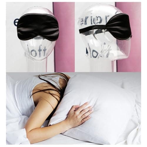 Wanfoou 6 Pack Sleep Mask, Silk Sleep Mask, Super Soft Eye Masks with Adjustable Strap, Silk Eye Cover Soft Satin Blindfold Elastic Strap Night Eyeshade Travel Nap for Women Men — view 5
