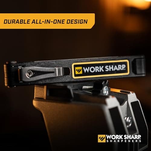 Work Sharp Guided & Folding Field Sharpener UK - Portable Outdoor Multi Knife and Tool Sharpener - Compact Travel Manual Guided Professional Sharpening System Tool for Knives (Folding Field Sharpener) — view 6