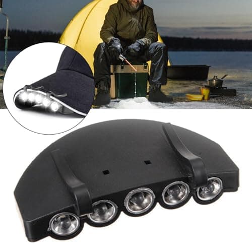 QSTDGVPW Clip Light, Headlamp, Waterproof, Portable Cap Flashlight Clip, Hat Flashlight for Running, Camping, Hiking, Travel — view 5