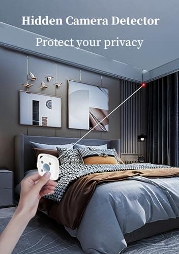 Lancoon 8 Pack Hidden Camera Detector Portable Compact Anti-Surveillance Anti-thief Spy Eavesdropping RF Listening Detector for Hotel Travel Home Office — view 2