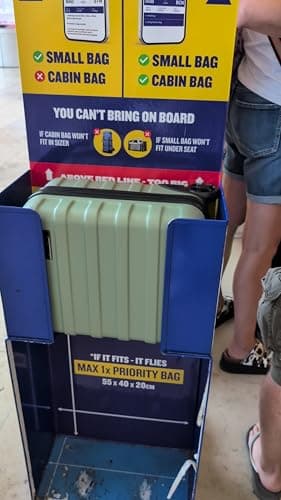 CabinMax Underseat Cabin Suitcase, Ryanair Cabin Bag 40x30x20 Hand Luggage — view 5